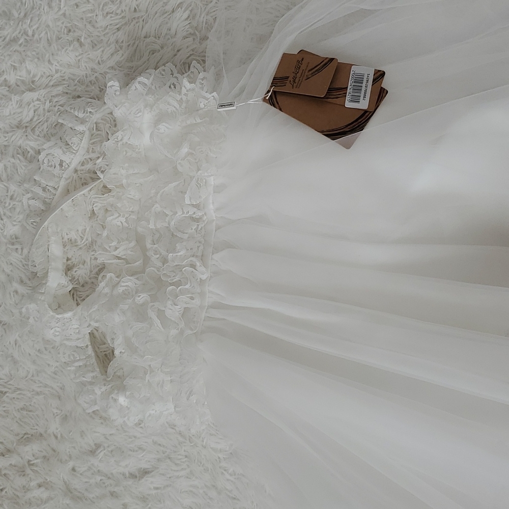 White dress brand new with tags for girl